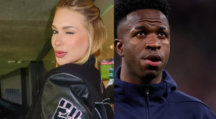 Poucos sabem, mas a frase curta de só 8 palavras da jaqueta usada por Virgínia em jogo do Real Madrid já rendeu dor de cabeça para Vini Jr.