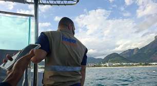 Inea vistoria praia de São Conrado e descarta mancha de óleo no mar