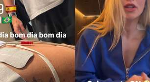 'Agora Deus me leva': Virginia Fonseca passa mal em Madri e precisa de ajuda da equipe de Vini Jr.