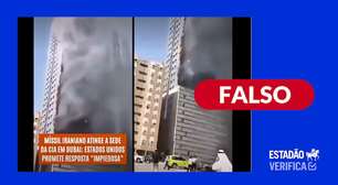 Vídeo mostra incêndio antigo, não ataque do Irã contra Emirados Árabes Unidos