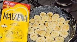 Café da manhã de frigideira, uma opção rápida, saborosa e saudável, com banana e sem trigo