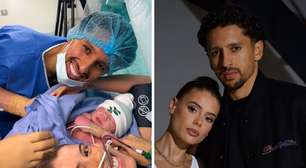 Filippo, 'bebê arco-íris' de Carol Cabrino e Marquinhos, da Seleção, nasce na França