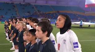 Seleção feminina do Irã silencia durante hino do país na Copa da Ásia; assista