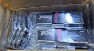 Um usuário compra 25 quilos de lixo por R$ 580 na Amazon, tem sorte e recebe 40 módulos de memória RAM