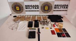 Brigada Militar intercepta motociclista e apreende drogas na zona norte de Porto Alegre