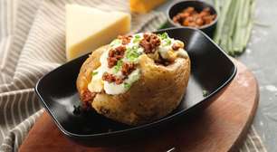 Batata recheada caprichada: jantar fácil que impressiona