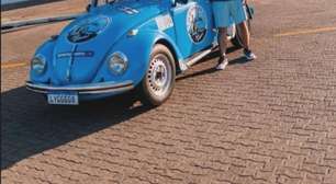 Rumo à Copa: torcedor sai do Brasil de Fusca e cruza o continente