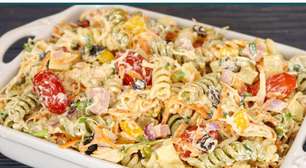 Salpicão com macarrão: uma variação deliciosa e econômica que rende muito para toda a família