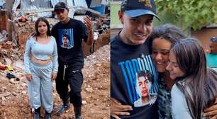 Casal de influenciadores dá casa nova à mulher que perdeu mãe e filha nas chuvas em Juiz de Fora
