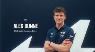 Alpine anuncia Alexander Dunne na sua academia de pilotos