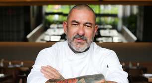 Super gata! Henrique Fogaça faz rara aparição com a esposa em evento e chama atenção