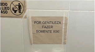 Prefeitura de Mairinque restringe uso de banheiro: "Só pode fazer xixi"