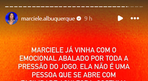 Equipe de Marciele reage à crise de ansiedade da cunhã no BBB e faz alerta