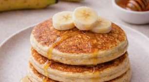 Panqueca de banana com aveia: opção saudável no lugar do pão