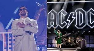 Bad Bunny surpreende com homenagem para o AC/DC