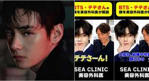 BTS: V é chamado de 'tesouro nacional da beleza' por cirurgião plástico