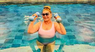 Vera Fischer, 74 anos: 'A fisioterapia aquática entrou na minha vida para melhorar as minhas dores. Minha força, resistência e postura estão cada dia melhores'