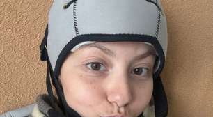 Neta de Carlos Alberto de Nóbrega, Bruna Furlan celebra última quimio: 'Botando o câncer para correr'