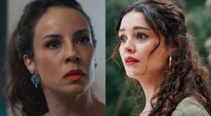 Três Graças: Zenilda vive clima de romance com personagem e Gerluce interrompe