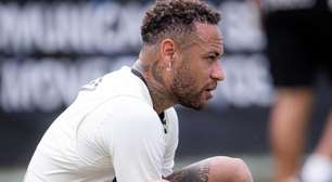 Neymar é poupado no Santos por desgaste muscular