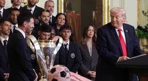 Messi e elenco do Inter Miami visitam Donald Trump na Casa Branca