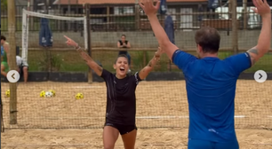 O que o futevôlei faz pelo corpo, esporte que conquistou Ana Castela