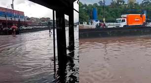 Chuva forte provoca alagamentos na cidade de SP e região metropolitana