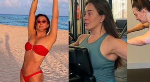 Claudia Raia, aos 59 anos: 'Tem que fazer musculação. É o músculo que segura o esqueleto'