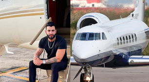 Luxuoso e avaliado em R$ 250 milhões: o impressionante avião de Gusttavo Lima tem espaço para 19 passageiros e conforto de hotel 5 estrelas