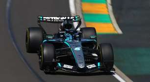 F1: George Russell faz o melhor tempo no TL3 da Austrália; Bortoleto é 9º