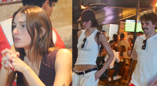 Com novo visual, Bruna Marquezine é flagrada em restaurante com pastor e Sasha Meneghel. Fotos!