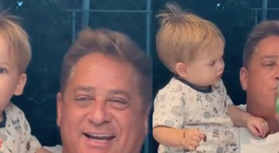 Leonardo é acusado de dar álcool ao neto de 1 ano e divide opiniões: 'Se fosse a Virgínia, já teriam chamado o conselho tutelar'