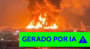 As imagens da guerra no Irã feitas por IA para gerar lucro aos seus criadores