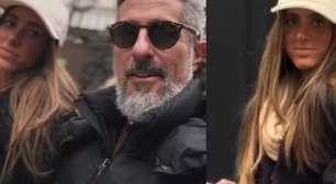 Marcos Mion reencontra filha nos EUA e web reage à aparência de Donatella: "cópia"