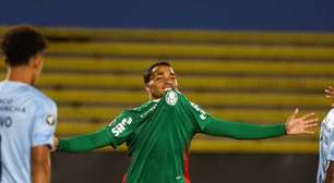 Teve até gol contra duplo! Palmeiras goleia Universidad de Quito em estreia na Libertadores Sub-20