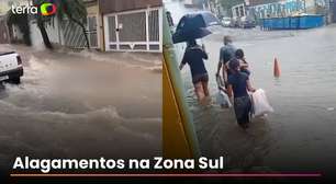 Forte chuva causa alagamentos em bairros de São Paulo
