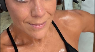 Renata Fan surge suada após treino intenso e destaca musculação caprichada