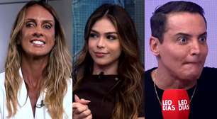 Repórter do Leo Dias constrange Melody com comentário ao vivo: 'Seu pai chifrou'