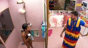 'BBB 26': Gabriela bate de frente com Jonas e dispara: 'Se quiser guerra comigo, vamos para a guerra'