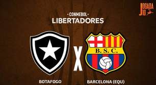 Botafogo x Barcelona do Equador, AO VIVO, com a Voz do Esporte, às 20h