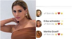 Erika Schneider manda indireta após aparecer em mensagem de Vorcaro