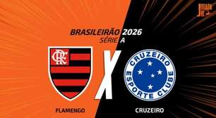 Flamengo x Cruzeiro, AO VIVO, com a Voz do Esporte, às 20h