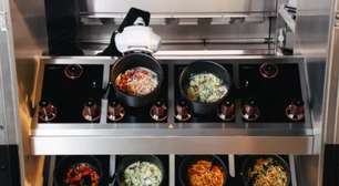 Robô cozinheiro que prepara refeições sozinho vence prêmio mundial