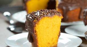 Pare de se privar de comer coisas gostosas: bolo de cenoura sem açúcar refinado e sem glúten é a receita acessível que cabe em qualquer dieta