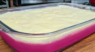 Sobremesa gelada de liquidificador deliciosa, que fica pronta em minutos e será um sucesso