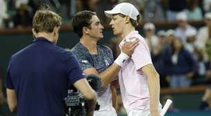 Sinner elogia 'destemido' João após duelo: 'Vai fazer grandes coisas'