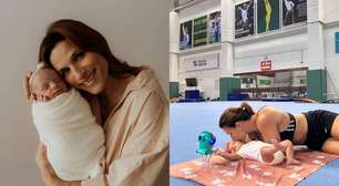 Jade Barbosa retorna aos treinos da seleção com companhia especial