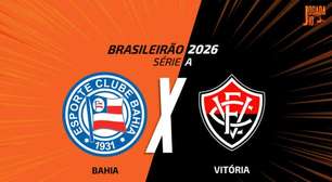Bahia x Vitória, AO VIVO, com a Voz do Esporte, às 18h30