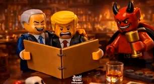 Irã cria animação com Trump ao lado do diabo após ataque a escola