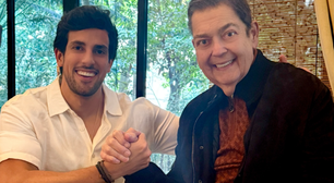 Faustão faz aparição rara em homenagem do genro: 'Cara fantástico'